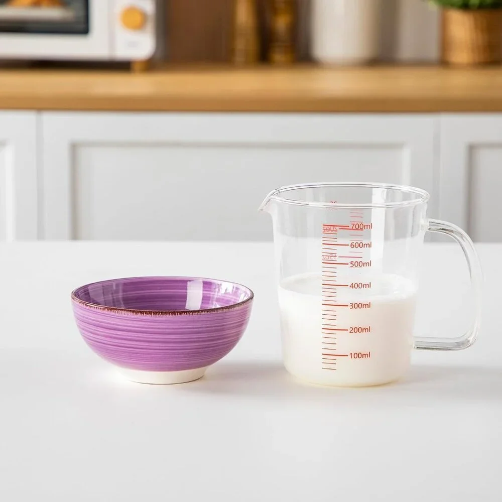 Bonita 12 Oz Small Bowls Set of 6, Ceramic Mini Dessert & Dipping Dishes, 5